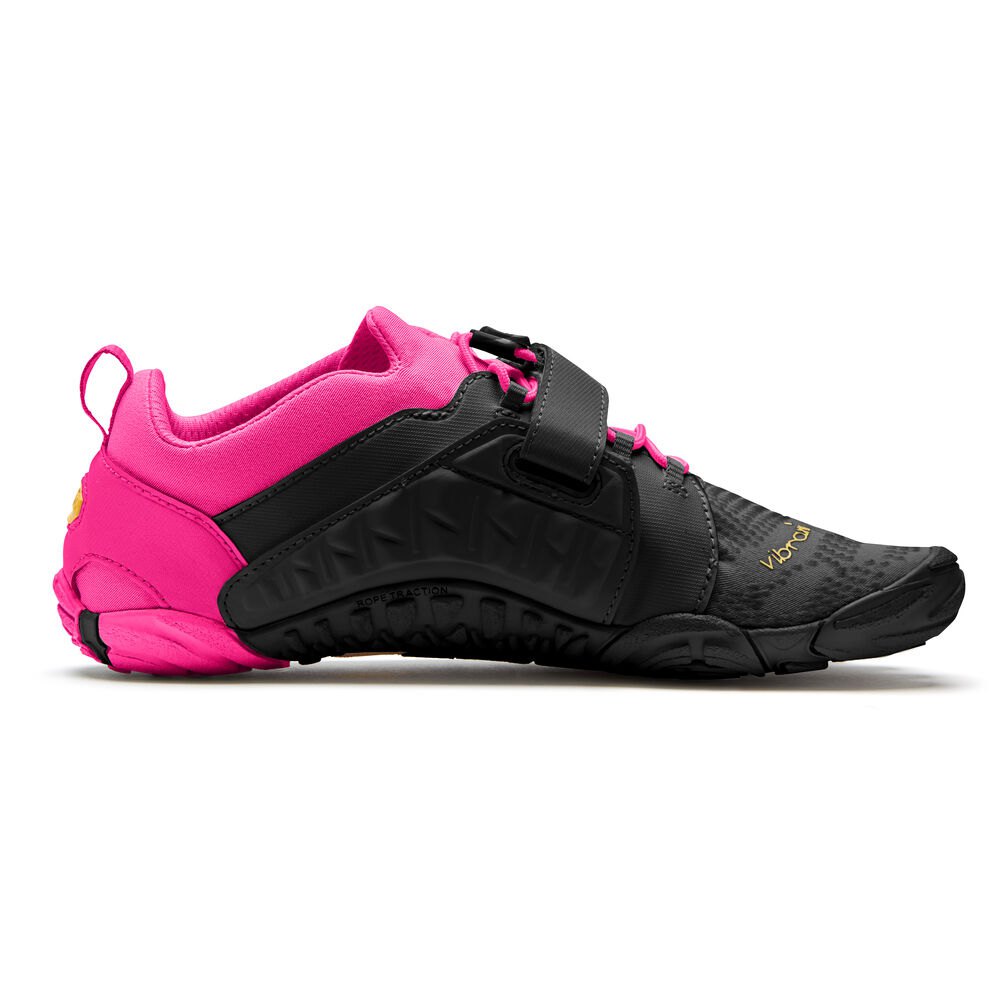 Vibram Five Fingers Womens V-Train 2.0 - Hiking Shoes Black/Pink - IEP415728